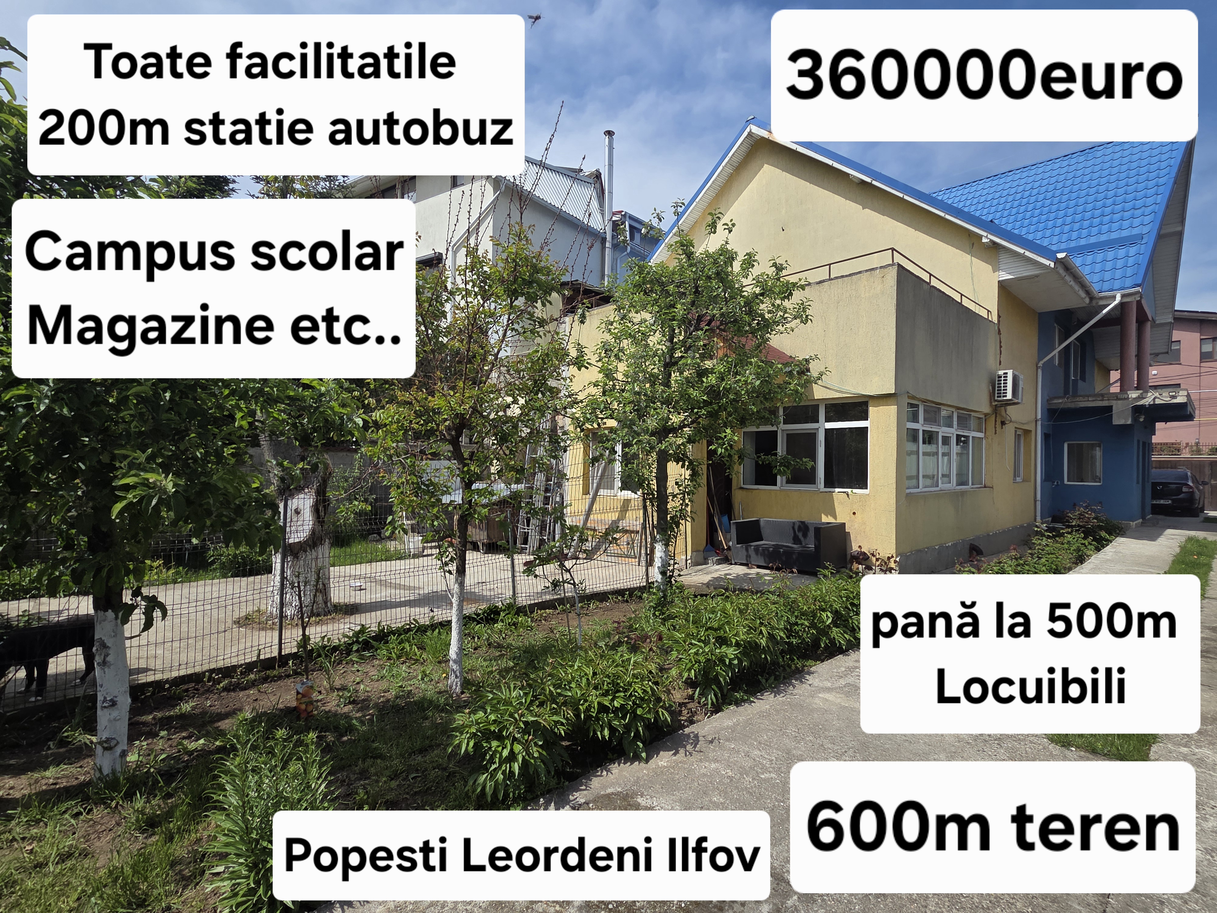Duplex pretabil azil,gradinita motel